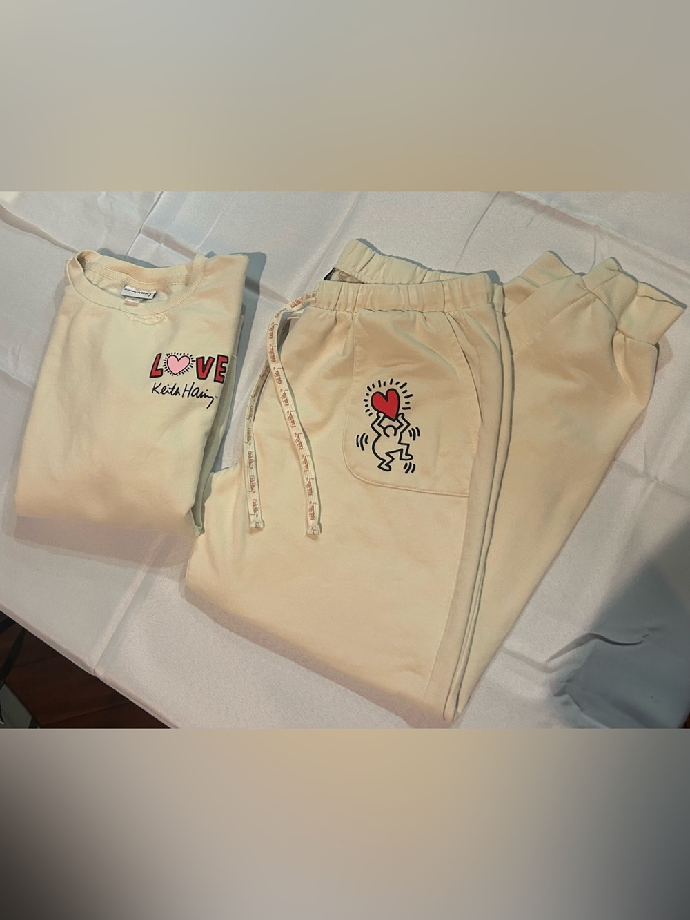 Keith Haring Women's Crew & Jogger Lounge Set